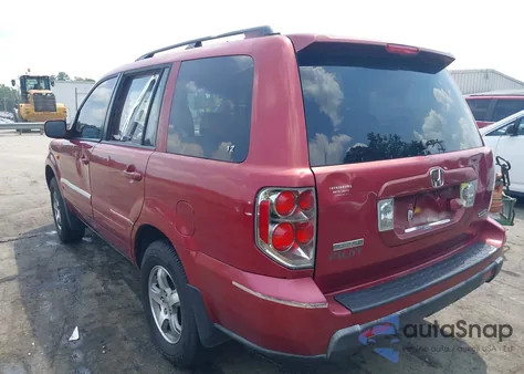 2006 Honda Pilot Ex-L from USA, damaged, VIN 5FNYF18716B020342